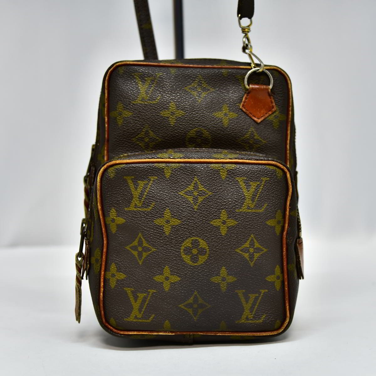 鑑定済 正規品 LOUIS VUITTON ルイヴィトン ミニアマゾン ショルダーバッグ モノグラム 即日配送 K435-10