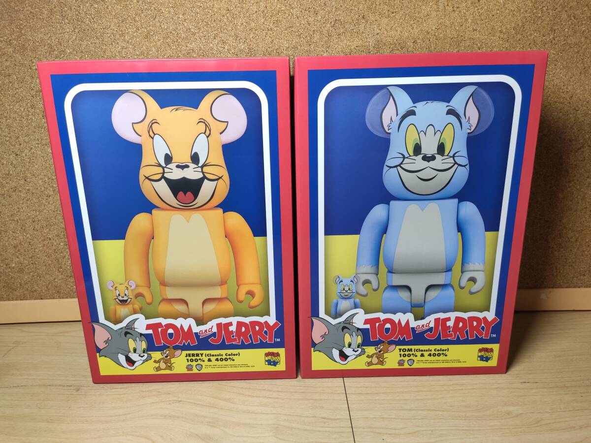 BE@RBRICK　ベアブリック TOM AND JERRY　トムとジェリー 100% & 400%