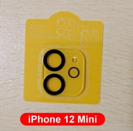 iPhone12 mini カメラレンズ 遮光リングタイプ ガラス フィルム　フルプロテクター 保護フィルム 12mini