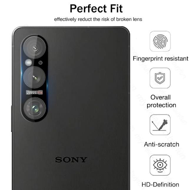 Xperia1 V SO-51D SOG10 カメラ レンズ ガラス 3D 保護 カメラフィルム 保護フィルム レンズフィルム