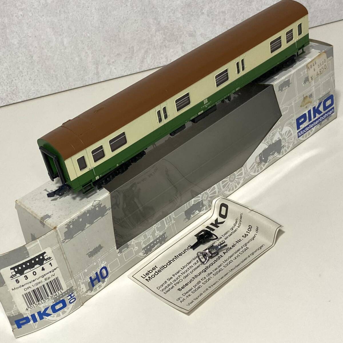 *PIKO( pico ) HO gauge DR Германия машина пассажирский поезд 5 обе ( коробка номер . -слойный . есть ) * пояснительная записка необходимо обязательно чтение 