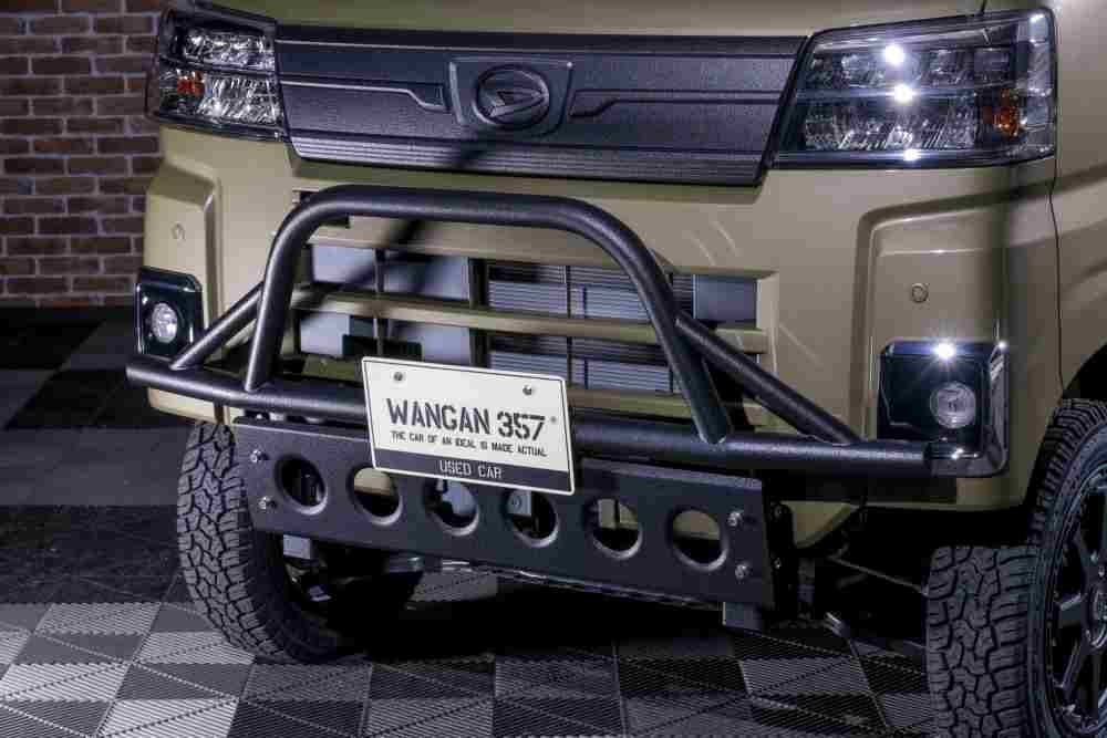 WANGAN357 S700V S710V アトレー ハイゼットカーゴ 新型 フロントグリルガード グリルバー ラプター塗装_画像9