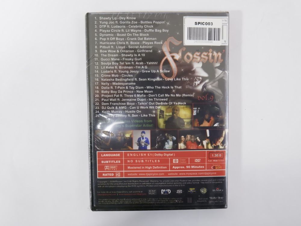 福袋 MixDVD 7枚セット DVD PV MV 洋楽 ミュージックビデオ Flossin' DJ Spicy Ice Sparkling 2014 DJ Tek Best Of 2011年 ベスト_画像3