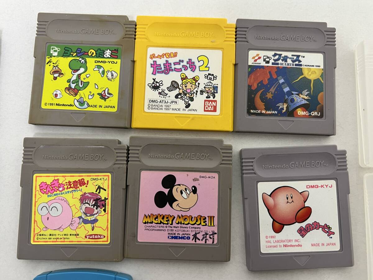 A3474◆17本セット ゲームボーイ ゲームボーイカラーソフト / ポケモン クリスタルバージョン MICKEY MOUSEⅡ ポケットモンスター 赤 緑の画像3