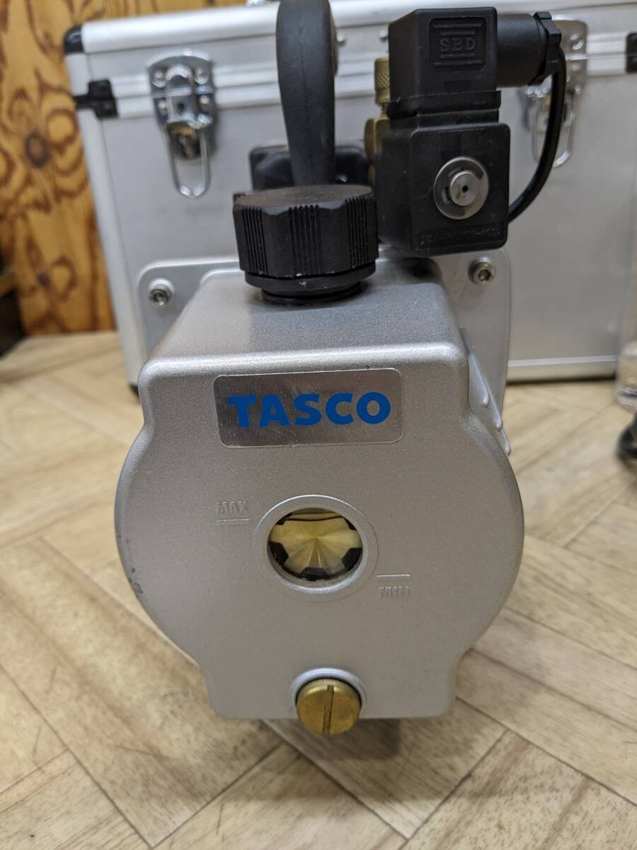 良品 TASCO タスコ TA150RC 真空ポンプ _画像4