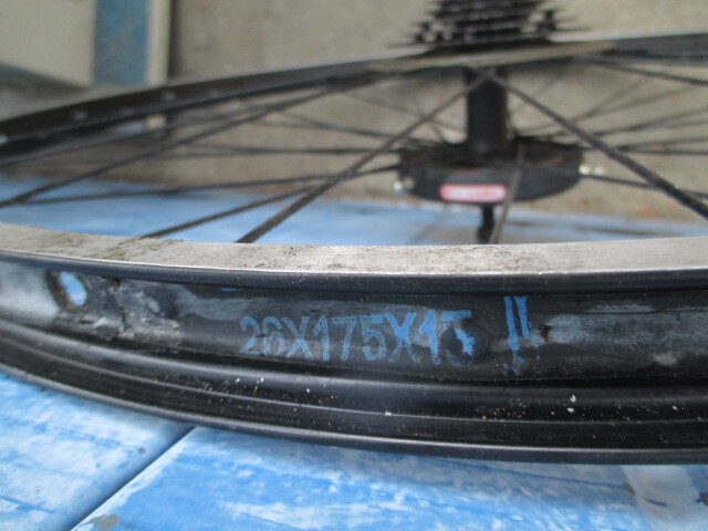 自転車後輪 ホイール 適合タイヤ 27.5ｘ1.95   【外装6段  ＭＦ-ＴＺ500-6】  (H22)の画像4