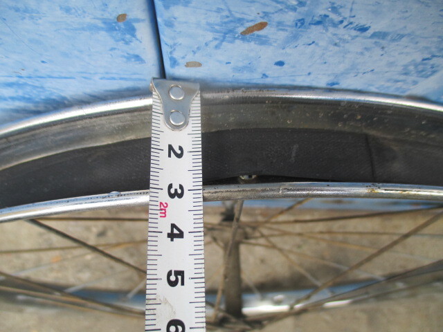 自転車前輪  20インチ（タイヤ20ｘ1.75用 ） ホイール  （上318)の画像6