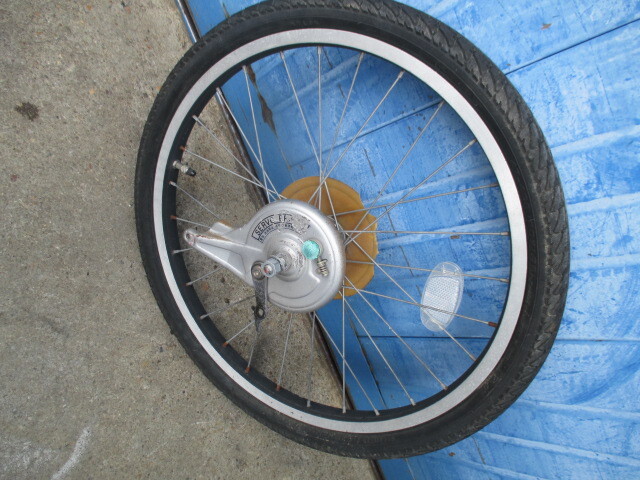 自転車後輪 6速 20インチ（20ｘ1.75 タイヤ） アルミホイール・タイヤ・チュ-プセット  （上320)の画像4