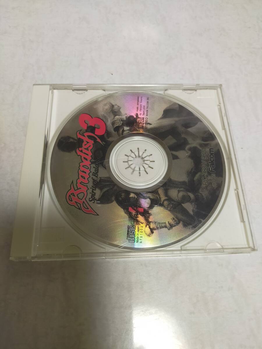 即決　PC-98　Brandish3: Spirit of Balcan　ブランディッシュ3 スピリット・オブ・バルカン　CD-ROM　日本ファルコム_画像9