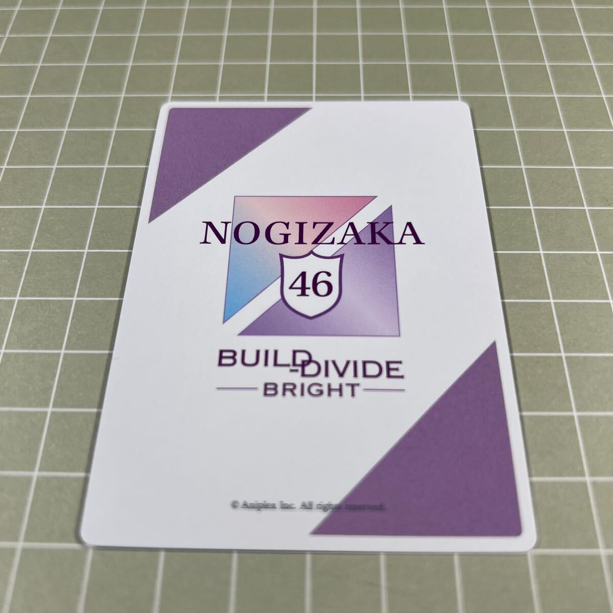 即決 送料込 乃木坂46 × ビルディバイド ブライト 箔押しサイン 025SC シリアルNo.015 五百木茉央の画像6