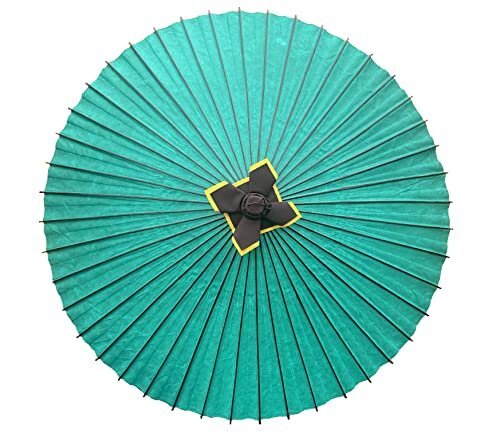 【在庫品のみ】 ビニールコーティング加工（緑） （YAMAMOTOTAKIZAYIKUYA）はんなり 番傘 日本製 山本竹細工屋_画像1