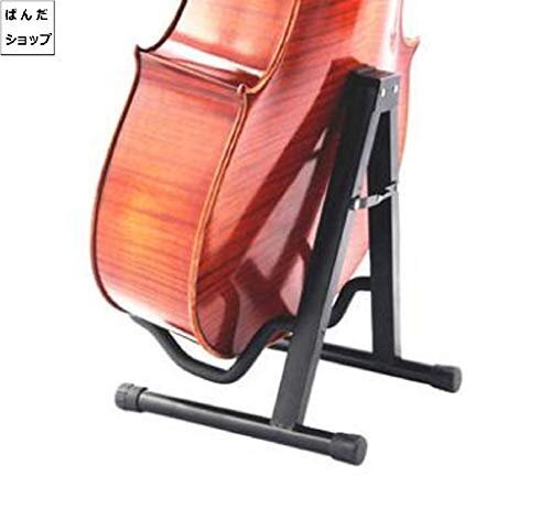 [ time sale ] black contrabass musical instruments steel made string stand put folding type 