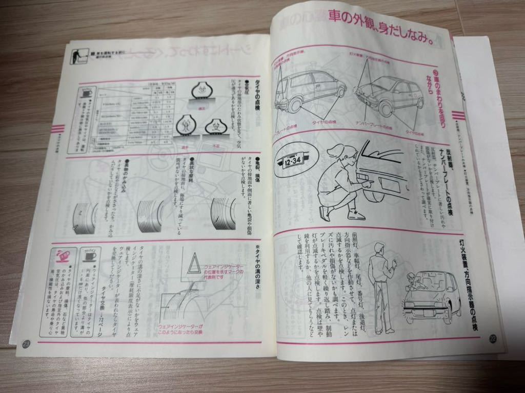 当時物 トゥデイ ホンダ 取扱説明書 取説 JW3 JW4 JA2 JA3_画像3