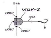 クロス回転ビーズ・砲弾小の小袋が４パックでお買得！送料１００円_画像2