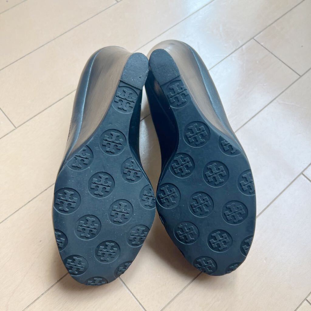 中古レディース　TORY BURCH パンプス トリーバーチ ハイヒール　ブラック　サイズ5 22.5cm ヒール8.5cm_画像6