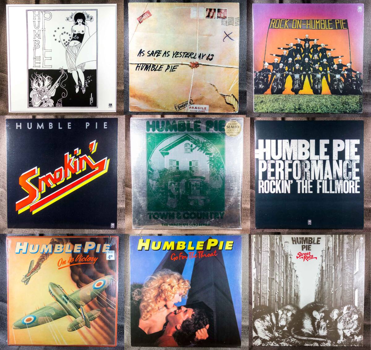 HUMBLE PIE　ハンブル・パイ　輸入盤LP 8点 ＋ 国内盤LP（帯無し）1点　セット_画像1