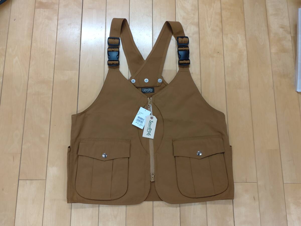 シュガーケーン　Sugar Cane　アジャスタブルハンティングベスト　TC WEATHER CLOTH　ADJUSTABLE HUNTING VEST　No.SC14621　サイズMEDIUM_画像1