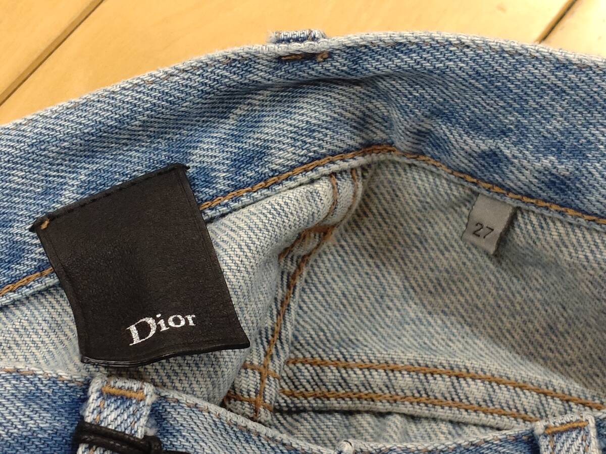 Dior HOMME　ディオールオム　デニムパンツ　サイズ27　イタリア製　563D011TX128-502_画像5