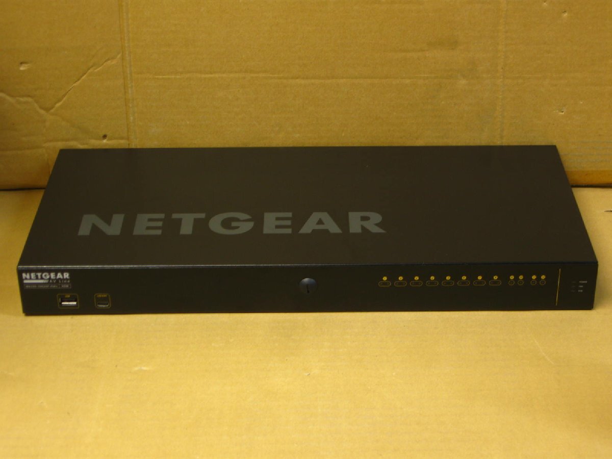 ▽NETGEAR M4250-10G2XF-PoE+ GSM4212PX 12ポート AV Line フルマネージスイッチ 中古 ネットギア ギガビット 10G SFP+_画像1