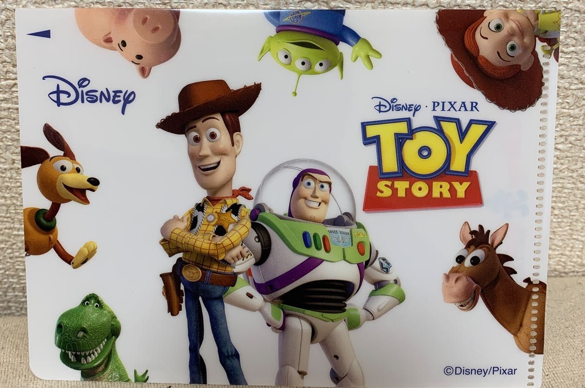 Disney  トイストーリー　クリアファイル　3枚セット　　DisneyカードCLUB 限定