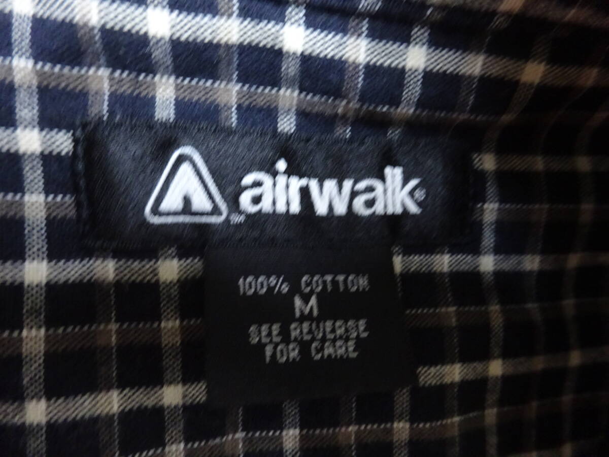 ■Z-278 ■airwalk　長袖チェックシャツ　サイズM_画像2