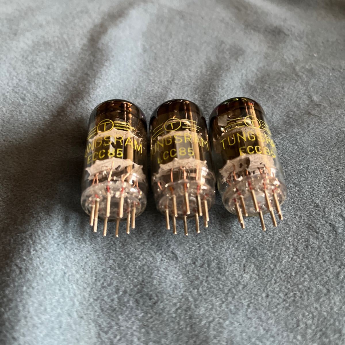  new goods unused ] Tungsram tang s Ram ECC85(6AQ8). three ultimate tube Holland made 3 pcs set Mullard Telefunken ratio shoulder 