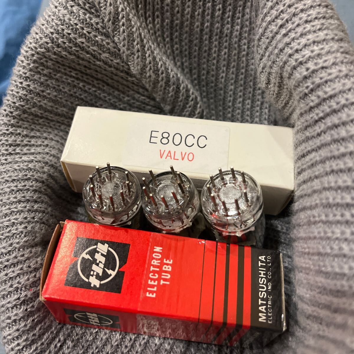  new goods unused ] Tungsram tang s Ram ECC85(6AQ8). three ultimate tube Holland made 3 pcs set Mullard Telefunken ratio shoulder 