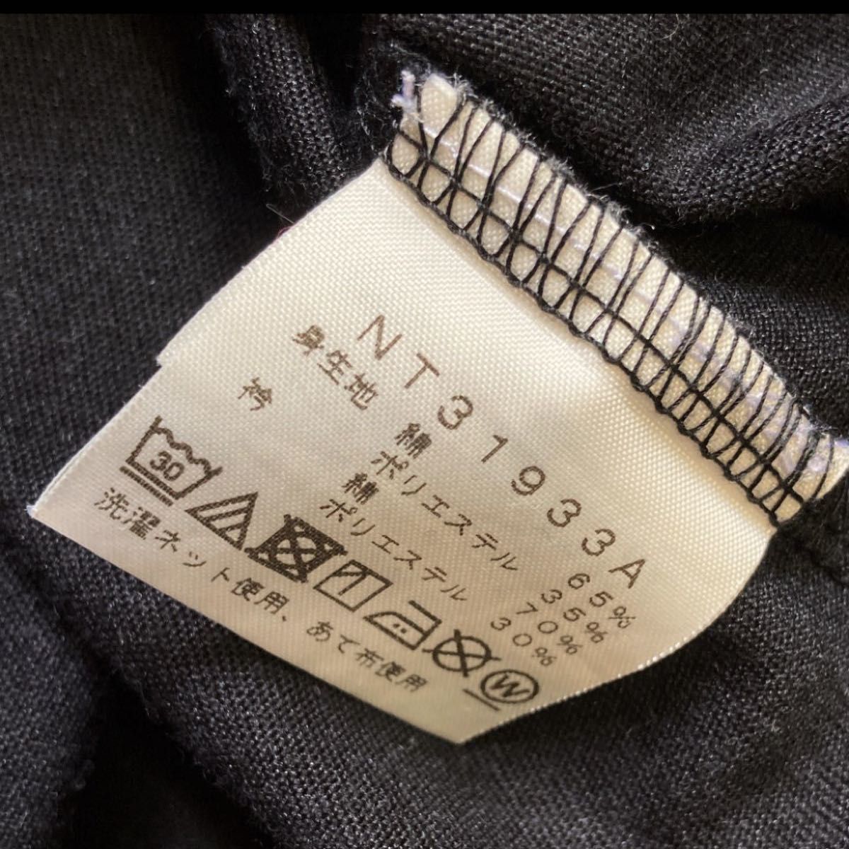 THE NORTH FACE ノースフェイス　Tシャツ　 ブラック 黒　ポケット 刺繍　ロゴ　NT31933A 綿　コットン