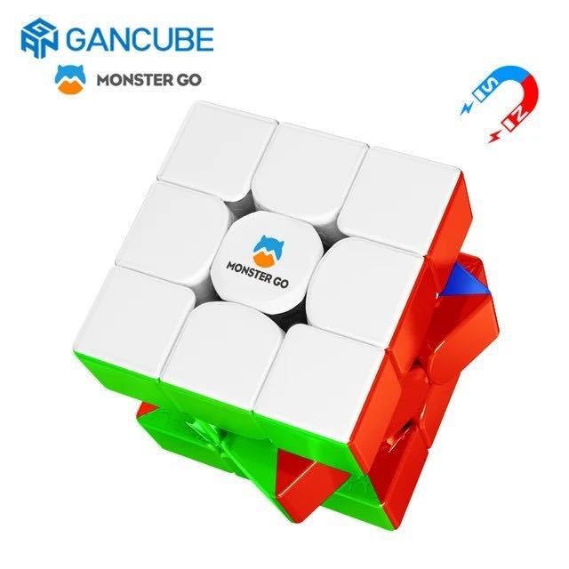 新品GAN MONSTER GO MG3 V2 EDU 2個セット 磁石搭載 ルービックキューブ 立体パズル スピードキューブ 3×3 ステッカーレスの画像2
