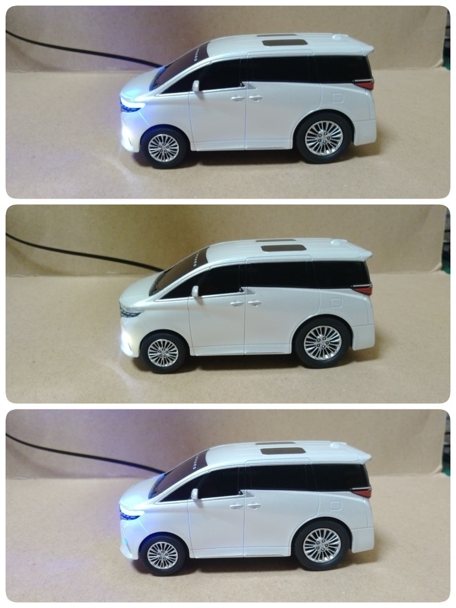  dummy scanner new model Alphard 40 series white pearl TOYOTA LED 12V 4 light blinking anti-theft minicar security prompt decision 