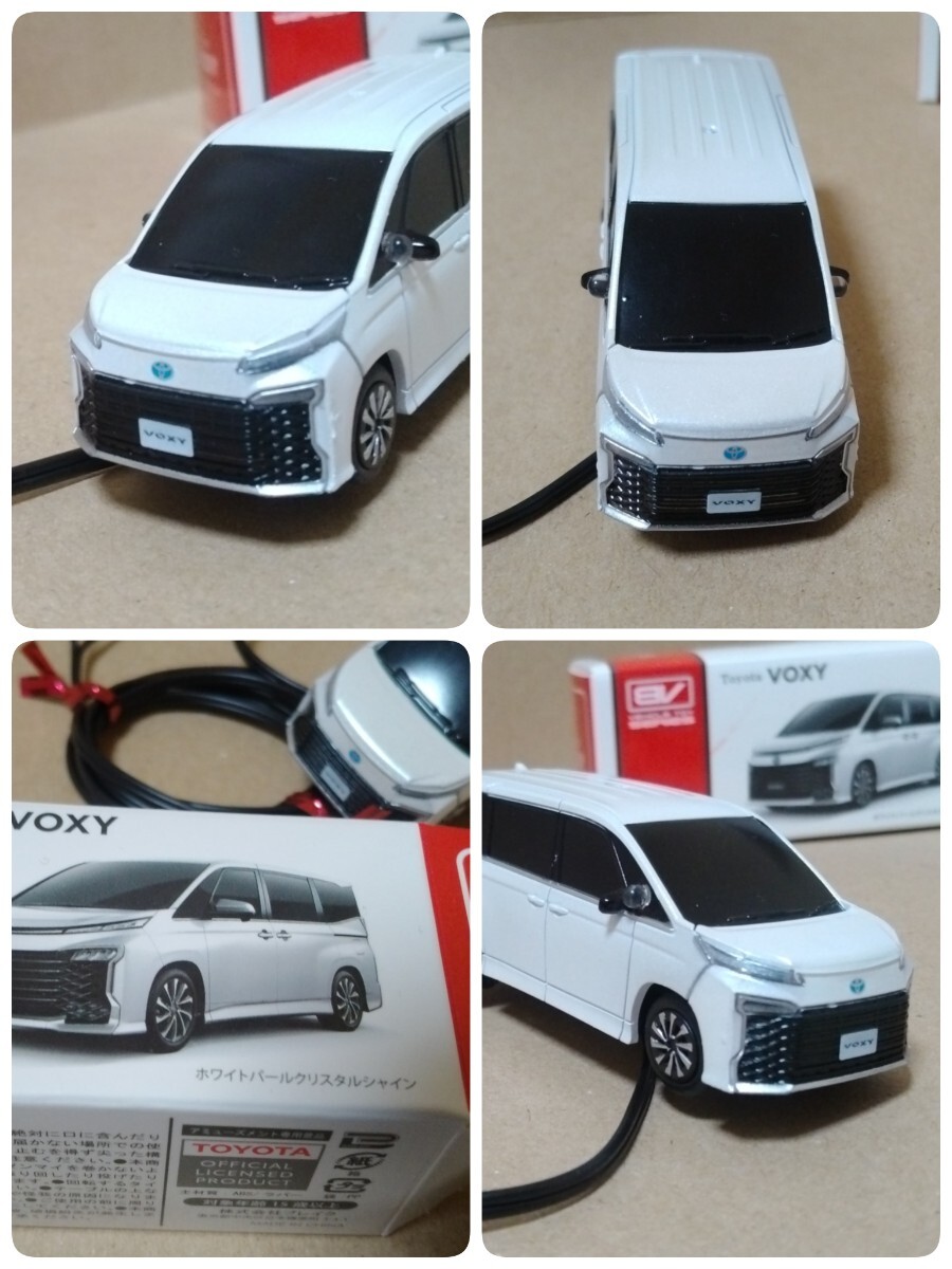  dummy scanner Voxy VOXY 90 series ZWR white pearl Tomica TOYOTA LED 12V 4 light blinking anti-theft minicar 