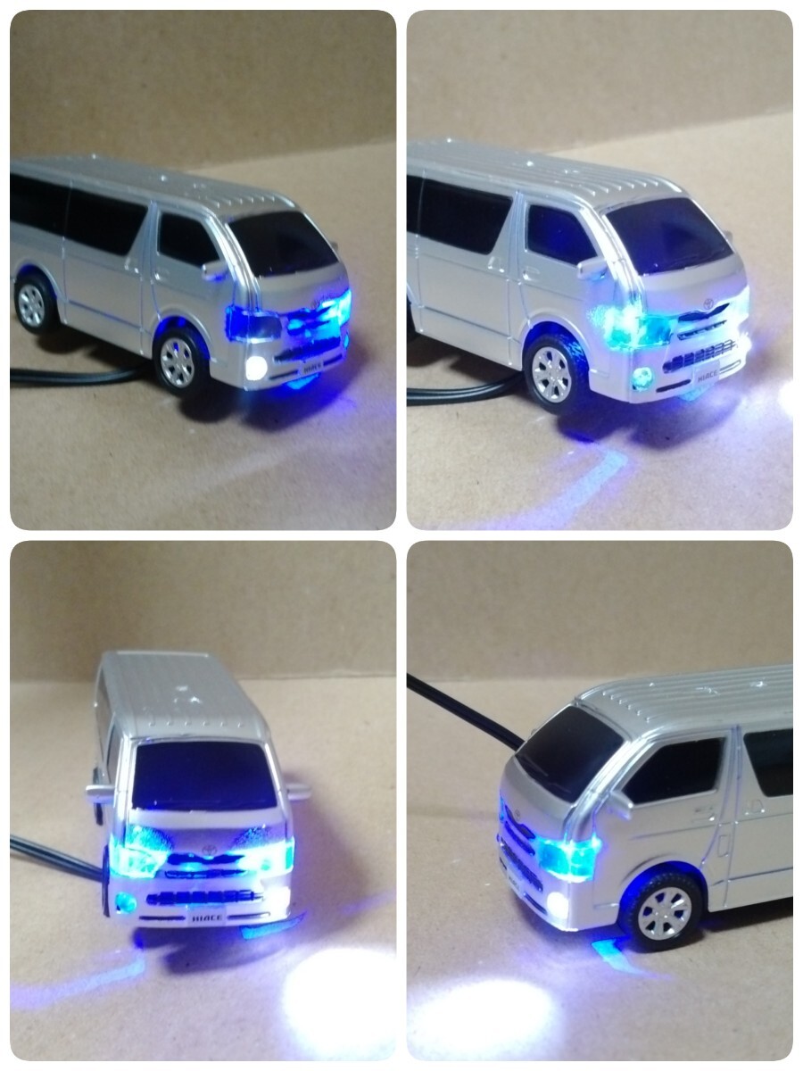  dummy scanner Hiace 200 series 4 type silver super GL TOYOTA LED 12V 4 light blinking anti-theft minicar prompt decision 