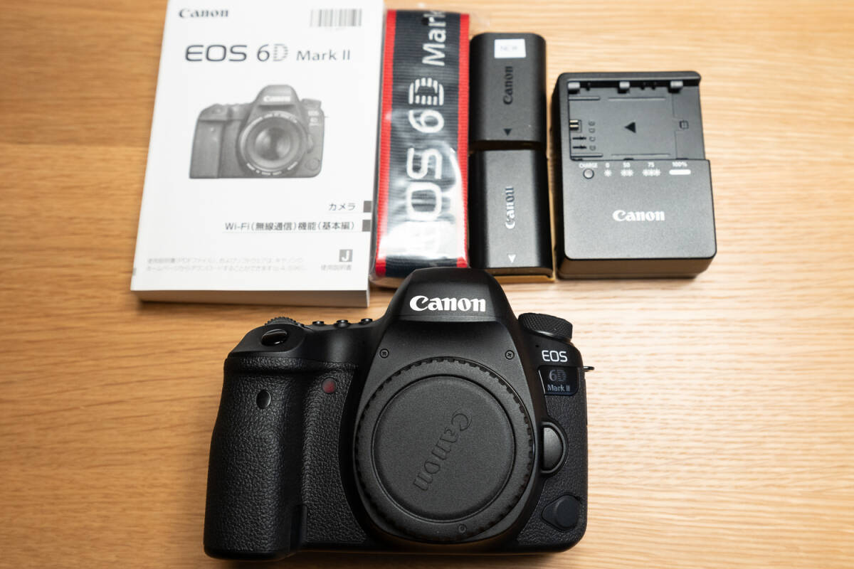 Canon EOS 6D MarkII　美品　純正予備バッテリー付き　送料込み_画像1