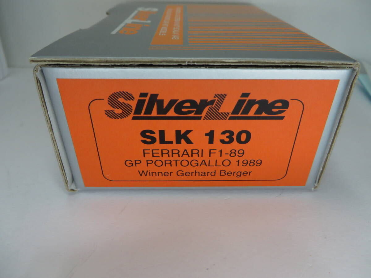 1/43 タメオ シルバーライン SLK130 フェラーリ F1-89 ポルトガルGP 1989年 G.ベルガー N.マンセル tameo 1/43キット Ferrari 640_画像7