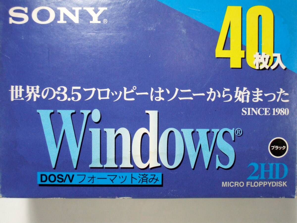 [ unused 38 sheets ]SONY 3.5 floppy disk 2HD[ free shipping ]