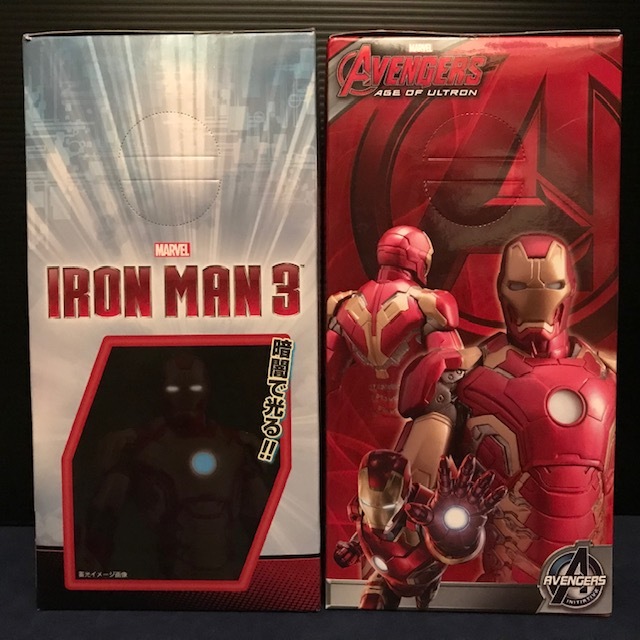 SEGA prize item Ironman 3 & Ironman Mark 43 Avengers /eiji*ob*uruto long premium figure 2 body set 