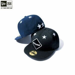 F.C.Real Bristol × New Era BRISTOL STAR EMBLEM CAP サイズ58.7cm キャップ 黒 BLACK FCRBの画像1