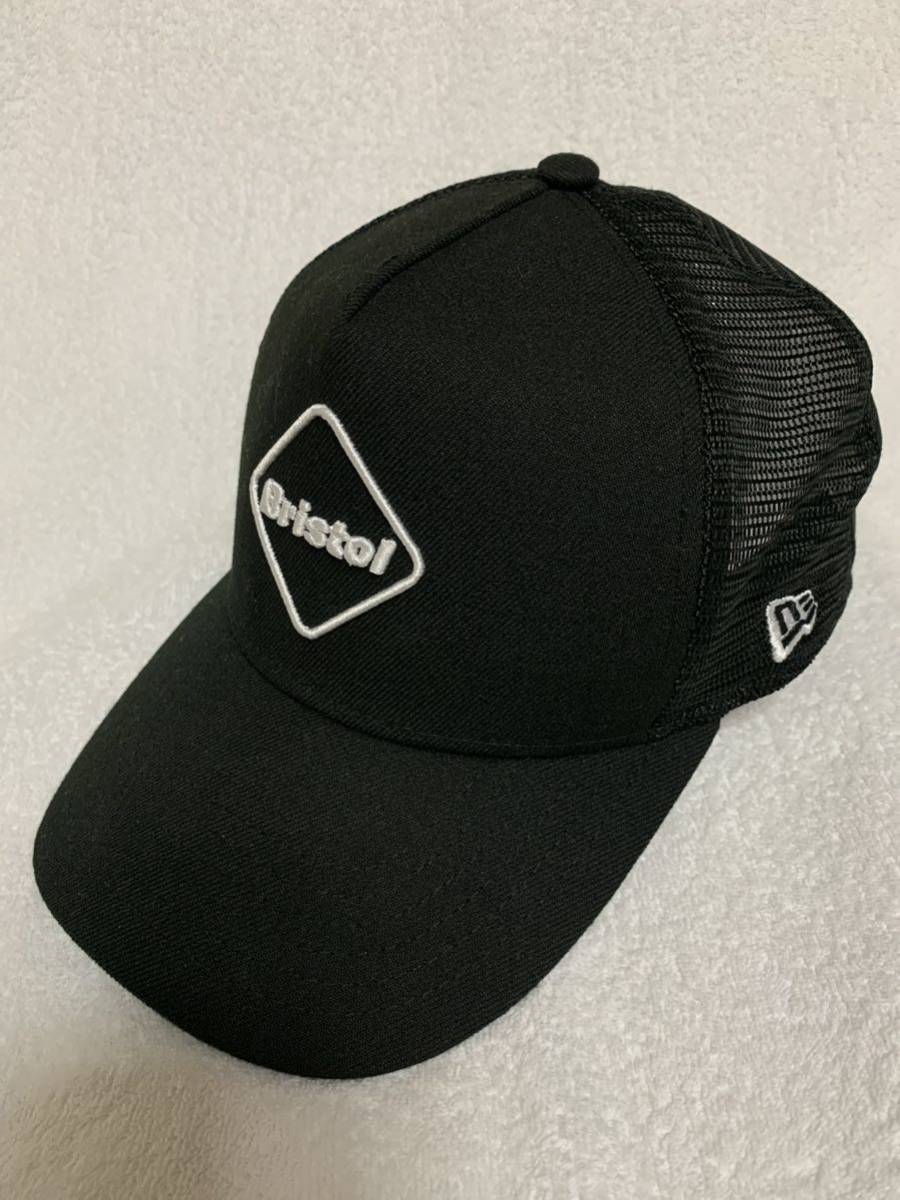 F.C.Real Bristol × New Era BRISTOL EMBLEM MESH CAP サイズfree メッシュキャップ 黒 BLACK FCRB_画像2