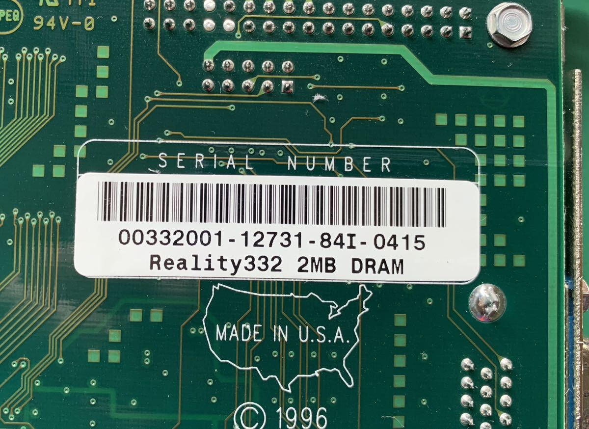 ビデオカード NUMBER NINE Reality332 2MB DRAM ジャンク_画像4