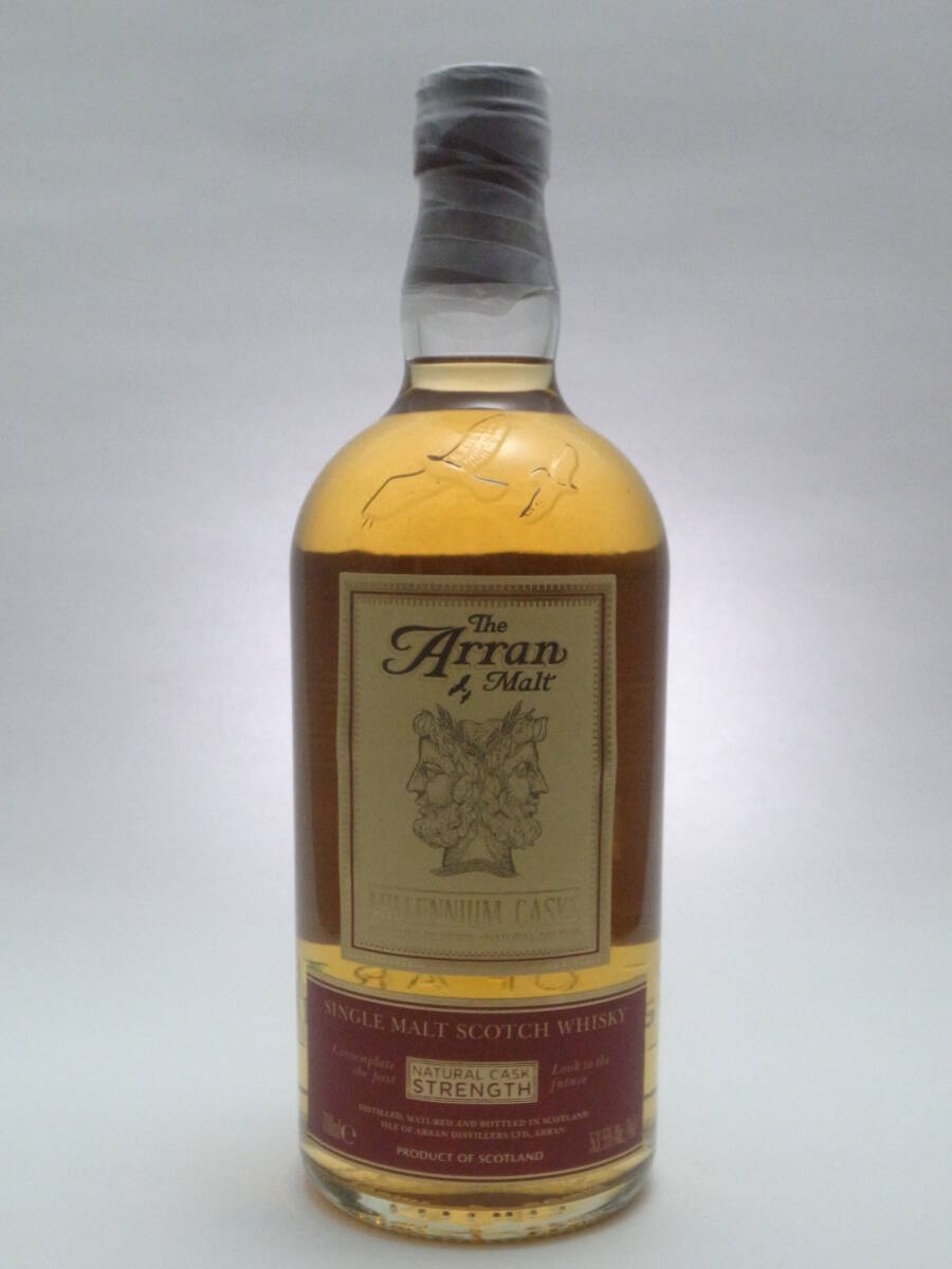 アラン ミレニアムカスク ナチュラルカスクストレングス 53.5% オフィシャルボトル 7800本限定 The Arran Malt MILLENNIUM CASKS OB_画像2