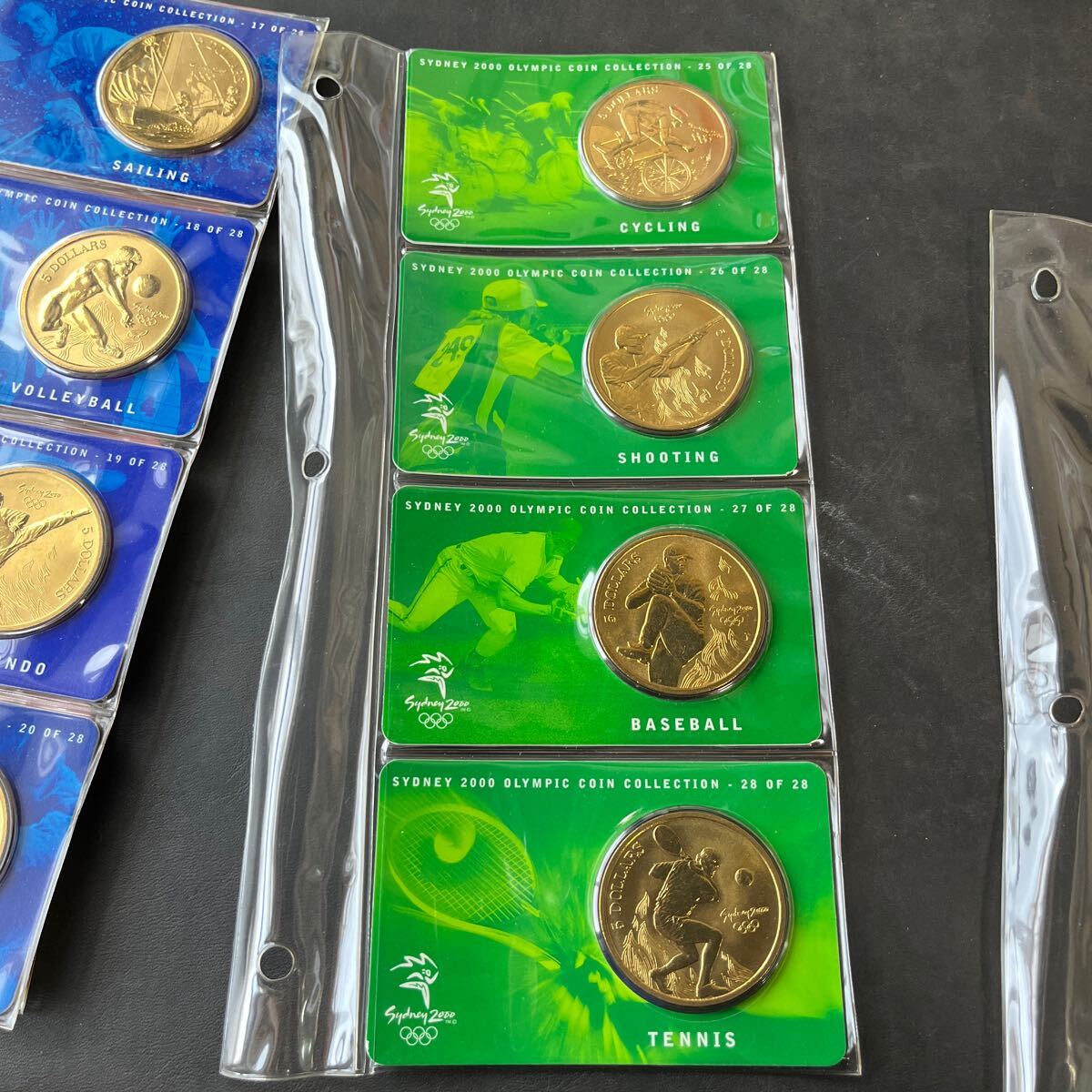 オーストラリア シドニーオリンピック 2000年 5ドル 記念コイン28枚★20の画像5