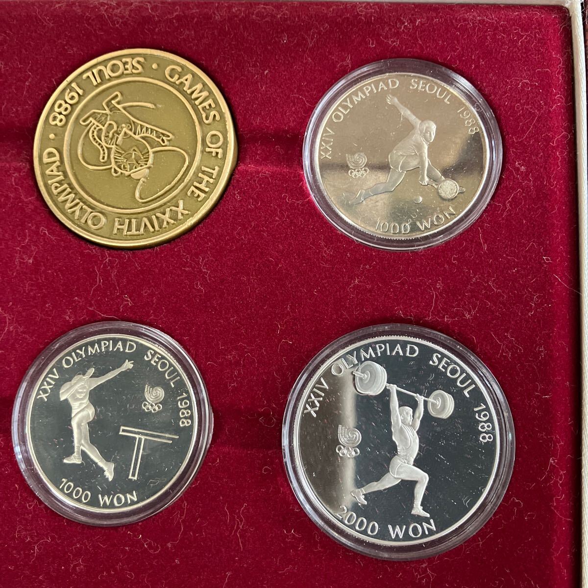ソウルオリンピック 1988年 記念硬貨セット 6枚 1000ウォン 2000ウォン コイン ★28の画像3