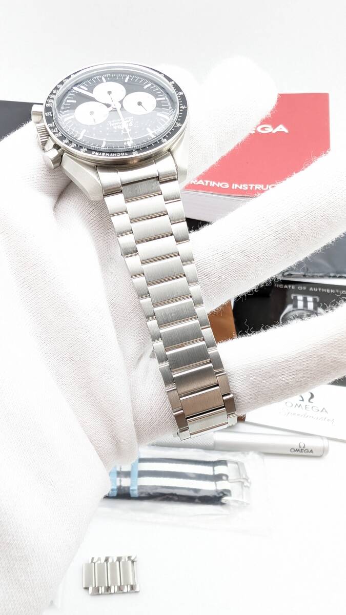 美品 OMEGA オメガ スピードマスター Speedy Tuesday スピーディチューズデイ 純正ブレス付き 311.32.42.30.01.001の画像5