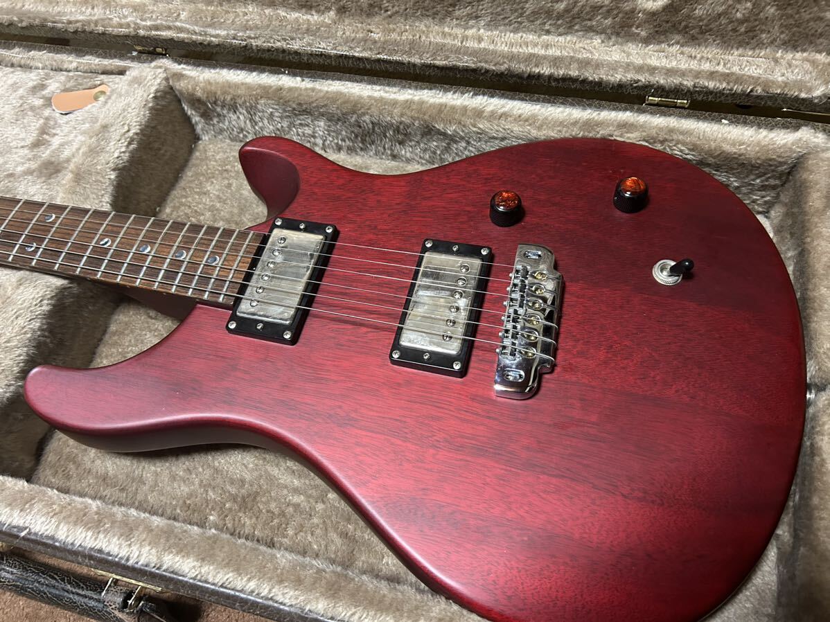 2005年製・Paul Reed Smith・ SE・STANDARD・カスタム仕様・セイモアダンカンＰU搭載・Scarlet Red・激渋・美品・調整済み。激安。_画像7