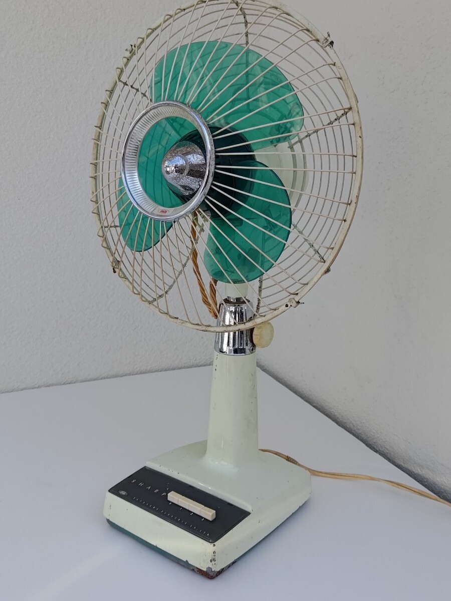 シャープ　扇風機 昭和レトロ SHARP レトロ扇風機 アンティーク　PS-266　_画像3