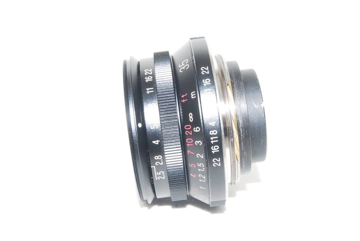 ★実用良品★VOIGTLANDER フォクトレンダー color skopar カラースコパー 35mm f2.5 Cタイプ ブラック♪_画像4