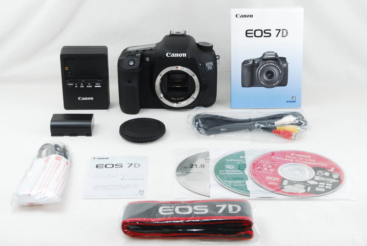 ★美品★CANON キャノン EOS 7D ボディ 付属品満載♪