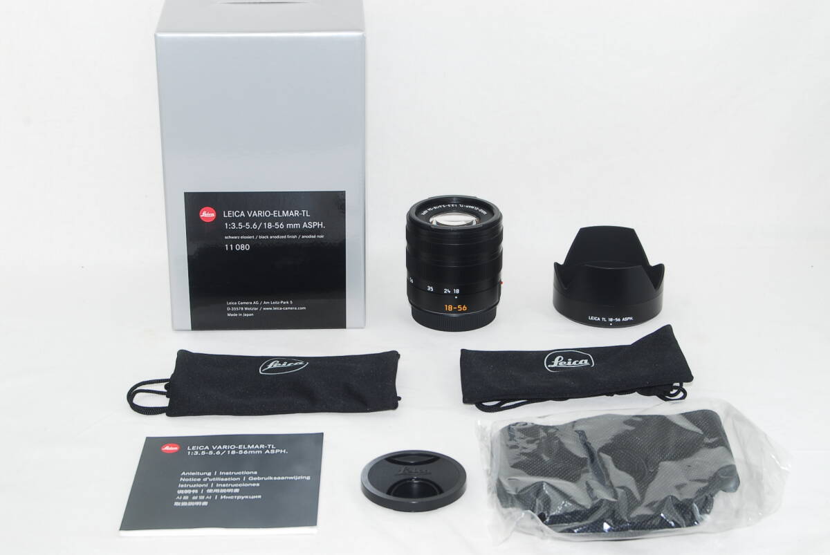 ★良品★LEICA ライカ VARIO-ELMAR-TL バリオ・エルマー 18-56mm F3.5-5.6 ASPH 元箱付き♪の画像1