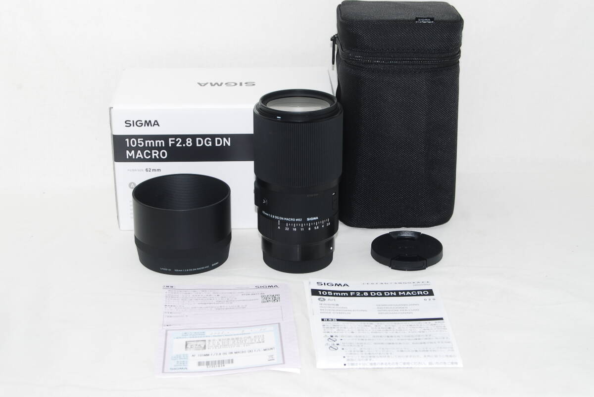 * new goods class *SIGMA Sigma Art 105mm F2.8 DG DN MACRO Leica L mount manufacturer guarantee remainder!