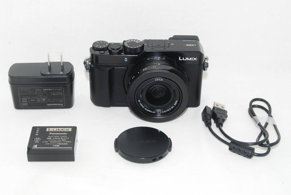 ★極少2954ショット★Panasonic パナソニック LUMIX ルミックス DC-LX100M2 LX100II クリーニング/各部点検済♪